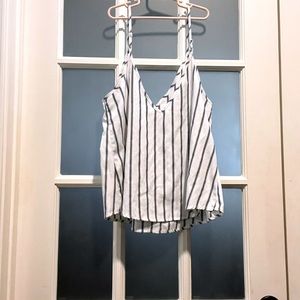 💙🤍 Blue & white pinstriped cami 🤍💙